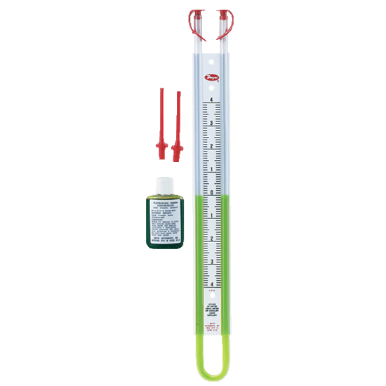 Dwyer Series 1221/1222/1223 Flex-Tube U-Tube Manometer